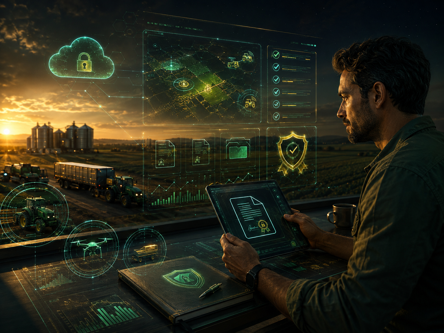 Tecnologia, operação e dados conectados no agronegócio